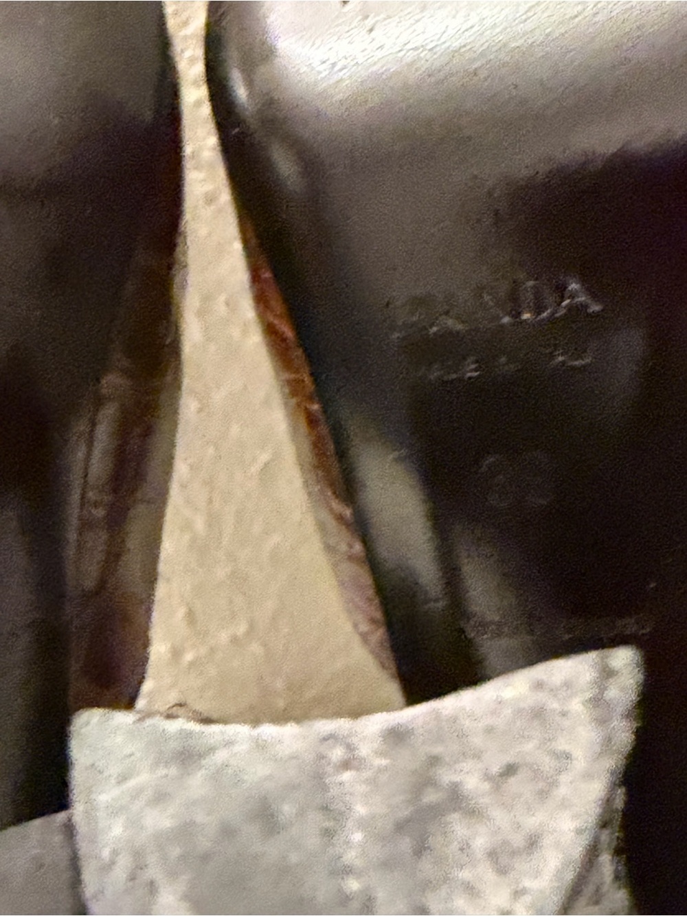 Prada Brown Croc-Embossed Open-Toe Mule Slides, pre-owned, SZ8.5 - Picture 16 of 16
